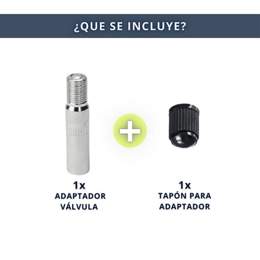 IBRIQO® Adaptador Prolongador para Válvula de Patinete Eléctrico